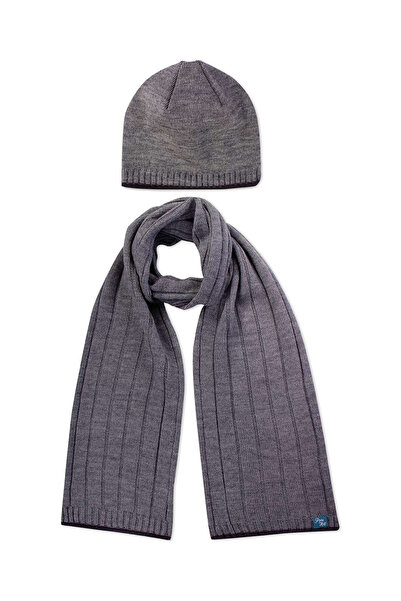 Pirin Hill Box with Grey Merino Wool Hat, Scarf and Socks