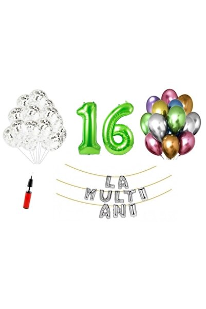 Domi Party & Gifts Set 33 baloane, Domi Party & Gifts, La mulți ani aniversar...