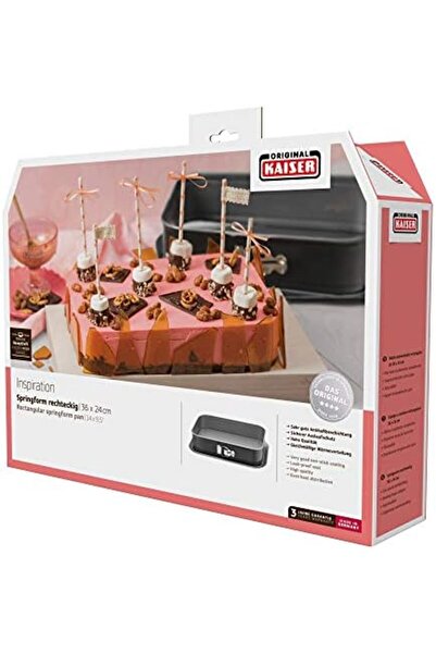 STOREMAX Inspiration Kelepçeli Dikdörtgen Kek Kalıbı 35x24 cm 1171935