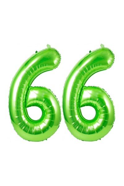 Domi Party & Gifts Set de 2 baloane folie, Domi Party & Gifts, Verde, anivers...