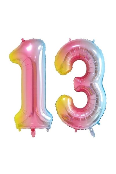 Domi Party & Gifts Set de 2 baloane folie cu numere, Domi Party & Gifts, Curc...