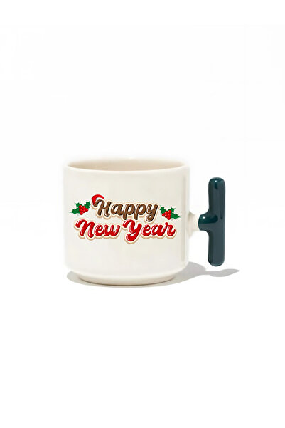 baskigo.com Christmas/New Year/Christmas Themed Latte Cup - Gift Ceramic Mug