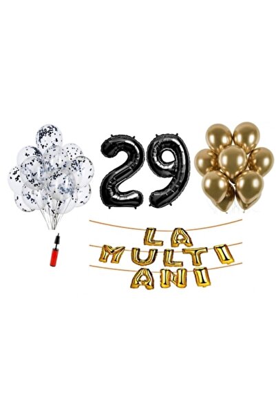 Domi Party & Gifts Set 33 baloane, Domi Party & Gifts, La mulți ani aniversar...