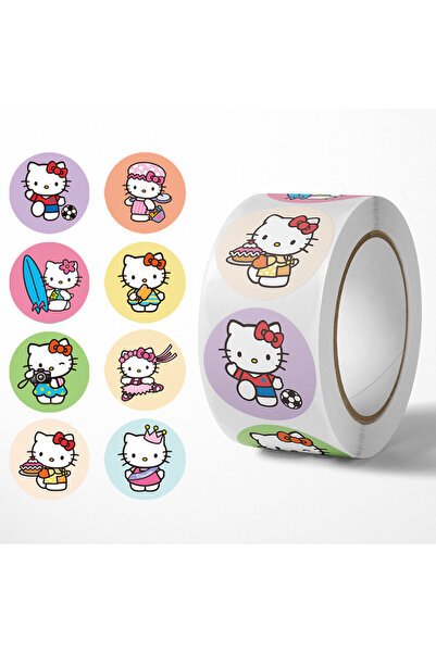 Miniso 500 قطعة من ملصقات سانريو الكرتونية، ملصقات هيلو كيتي للأطفال، ملصقات ...