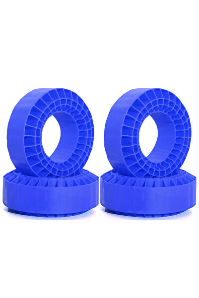 Choice 4 قطع من الإطارات الزرقاء مقاس 1.9 بوصة مع حشوة هلام السيليكا الناعمة ...