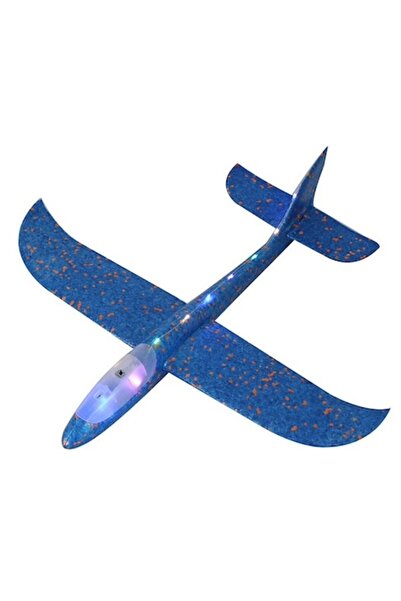 OEM Glider Plane with Lights Along Entire Length, Polyester, 48 cm, Blue
