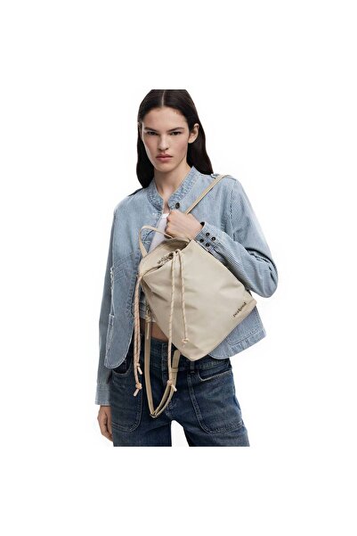 Desigual Women's backpack, Desigual, Priori Sumy Mini Sport series, Ochre