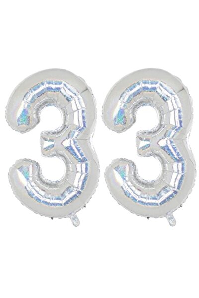 Domi Party & Gifts Set 2 baloane folie cu numere, Domi Party & Gifts, Hologra...