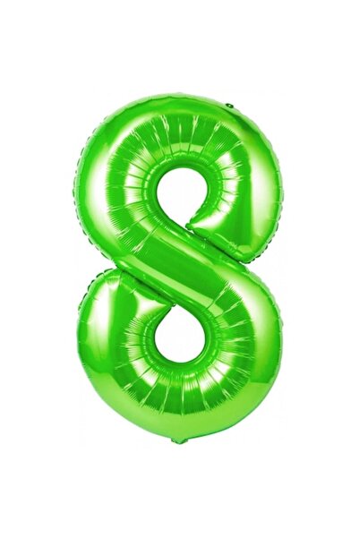 Domi Party & Gifts Balon folie, Domi Party & Gifts, Verde, cifra 8, 100 cm