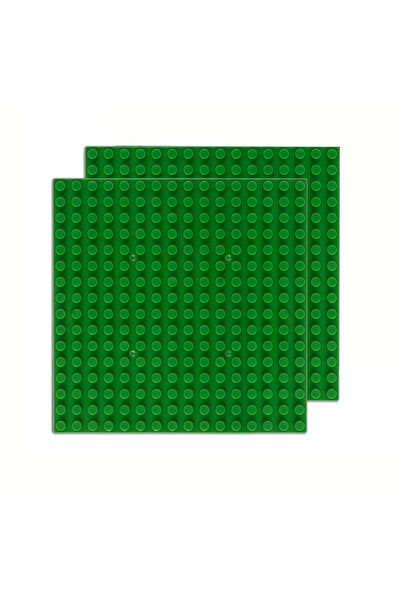 Choice1 2pcs 16x16 green 2pcs 16x16 Blk Base Plate, Compatible with Mainstrea...