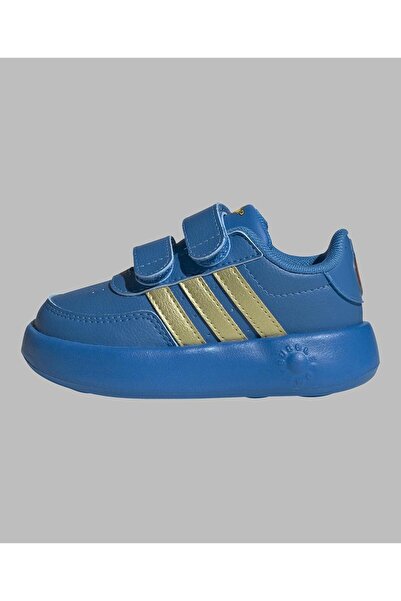 adidas حذاء ديزني بريك نت ٢.٠ - أزرق فاتح/ذهبي معدني/ذهبي جريء