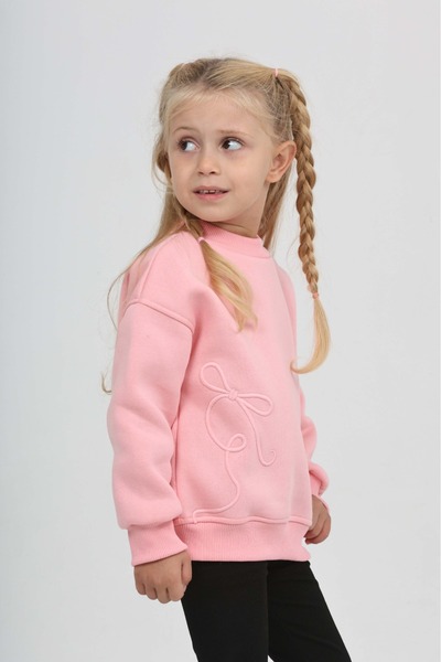 Toontoy Φούτερ για κορίτσια Eva με κεντημένο φιόγκο