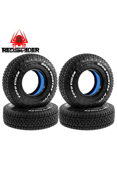 Choice 4 قطع W229 1.9 4 قطع 105 مم 1.9 RC Crawler إطارات 105 مم لـ Axial SCX1...