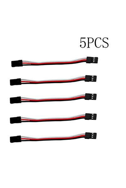 Choice 5PCS 1/2/5/10 PCS Servo Extension Cable Lead Wire Male To Male JR Plug...