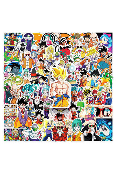 choice2 Bandai 100PCS 10/30/50/100pcs Dragon Ball Anime Stickers for Kids Wat...