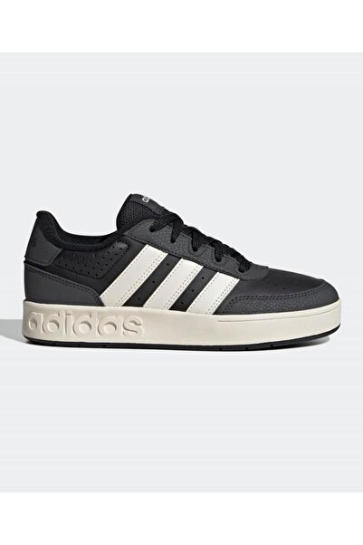 adidas حذاء Breakbase كاجوال برباط للإغلاق - أسود/أبيض أساسي