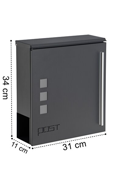 Other Skrzynka pocztowa na listy MILUZ antracyt