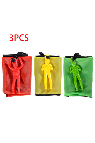 Choice 3 قطع من ألعاب المظلات للأطفال، مقاومة للتشابك، لعبة خارجية، لعبة رجال...