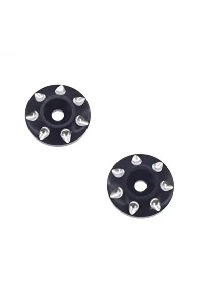 Choice black RC Metal Rear Wing Buttons Gasket for 1/8 Off-Road Truck - Unive...