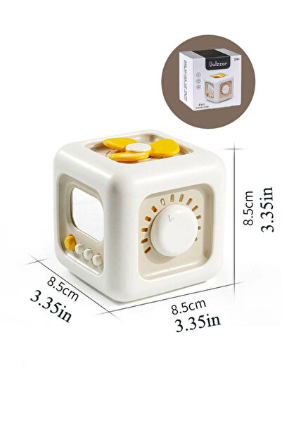 Choice صندوق أبيض سداسي الجوانب للأطفال، مكعب سحري مشغول، لعبة مونتيسوري، لعبة تعليمية في مرحلة الطفولة المبكرة للأطفال