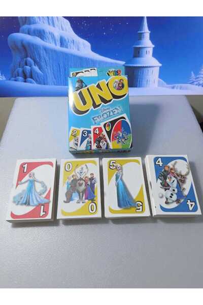 Hureggo بطاقات لعبة أونو فروزن ونسخة البطاقات الورقية