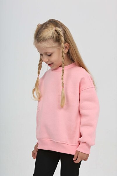 Toontoy Φούτερ για κορίτσια Eva με κεντημένο φιόγκο