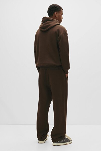 Pull & Bear Basic baggy tracksuit bottoms