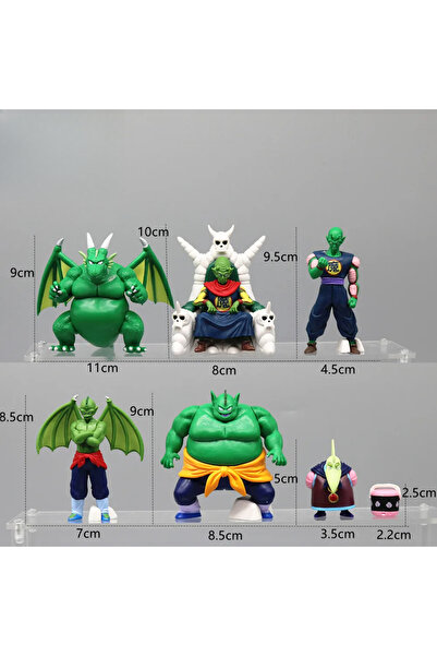 BANDAI 6 قطعة 9.5 سنتيمتر أنيمي لعبة دراغون بول سون جوكو بيكولو الشكل طبل الب...