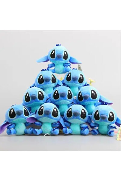 Miniso 10 سم 10 قطع 10 قطع/مجموعة لعبة قطيفة صغيرة على شكل ليلو وستيتشز كرتونية لطيفة، 4 بوصات 10 سم مفتاح قطيفة كاواي