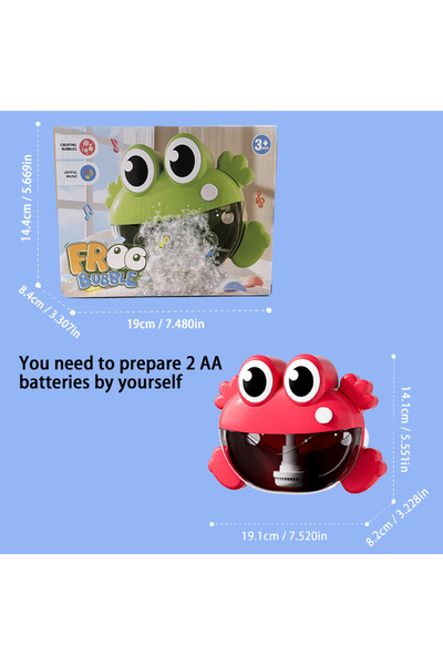 Choice Bubble spitting frog Baby Bath Toys, Children Playing In Water, Frog Water Wheel, Bathroom Bath, Bat