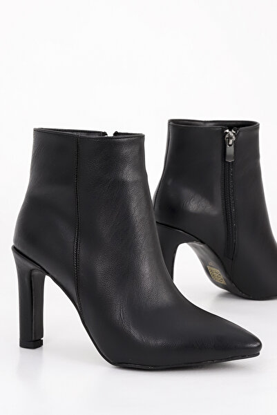 Mamito Ayakkabı Cng A202 Thin Heel Zippered Boots