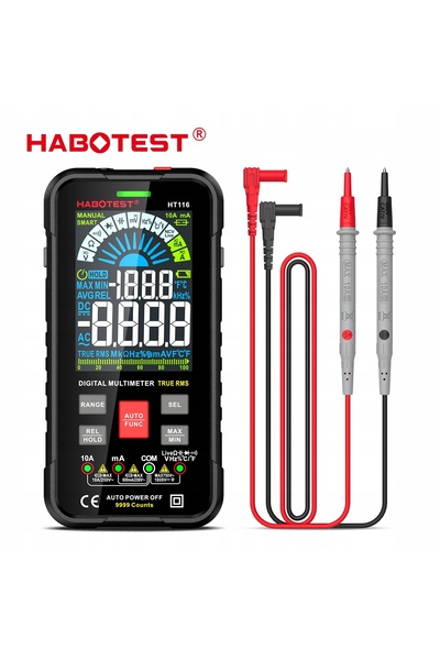 Other DIGITAL HANDHELD MULTIMETER VOLTAGE TESTER TRUE RMS NCV + BATTERY CASE