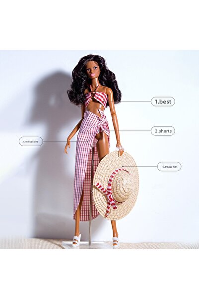 Choice Only clothes Beach Vacation E Supermodel Doll Clothes Suit European Fashion Vacation Style Bikini Ac