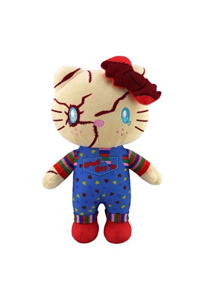 Miniso دمية مطبوع أنمي هيلو كيتي قطيفة كاواي ألعاب شخصيات متحركة دمية تشواكي قلادة لطيفة مفاتيح فتاة H