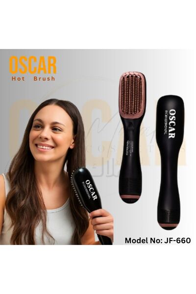 Generic Oscar Hot Air Brush for Hair Styling with Metal Comb Teeth & Ionic Technology