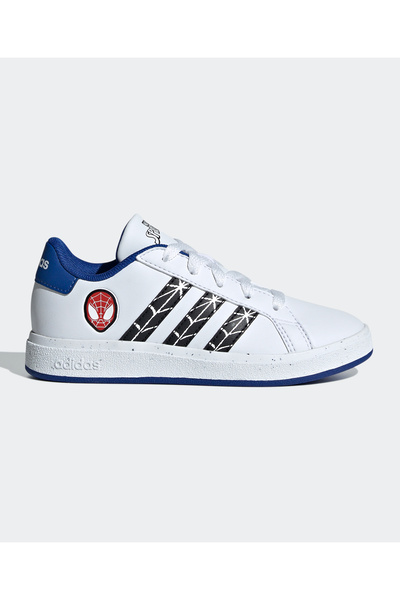adidas حذاء جراند كورت × مارفل سبايدرمان - أبيض