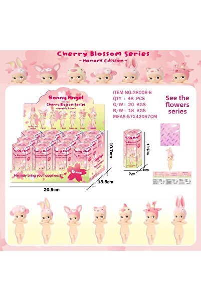 Teknotopia Sonny Angels Hippers Cherry Blossom Serisi Sürpriz Oyuncak Figür