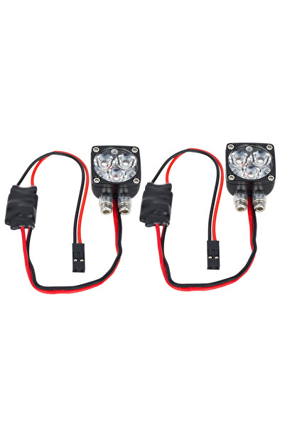 Choice Square lamp Super Bright LED Light Bar 21x21mm Square A-Pillar Lamp for 1/10 1/8 1/6 RC Crawlers Axi