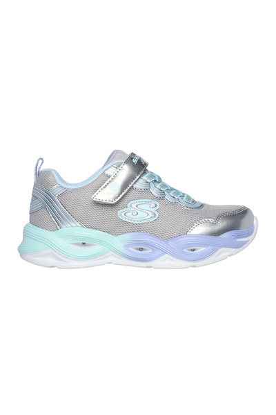 SKECHERS TWISTY GLOW-SILVER MULTI