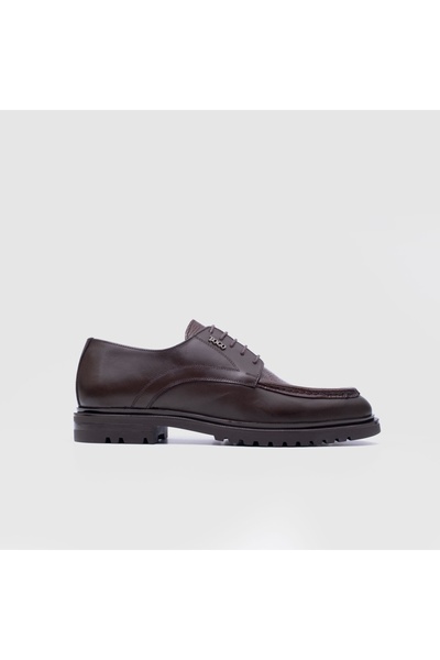 TOGO Kahve Antik Hakiki Deri Erkek Klasik Casual Ayakkabı [052332]