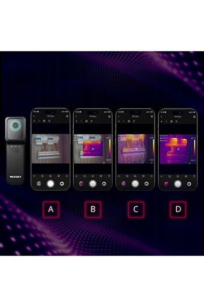 Other CAMERĂ TERMICĂ cu WIFI, Android, iPhone, iOS, aplicație 256*192, 25Hz, -20 până la 550°C