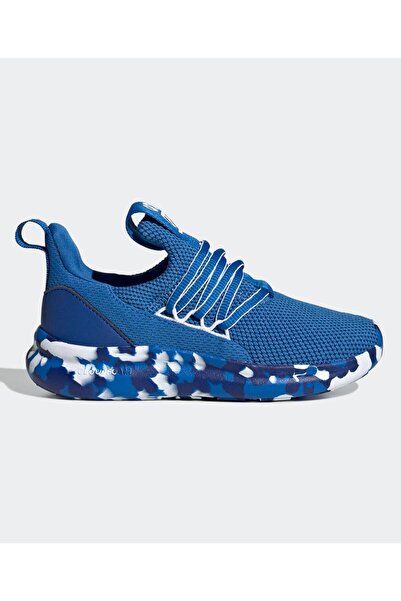 adidas حذاء لايت ريسر أدابت 7.0 للأطفال - أبيض سحابي / أزرق ملكي