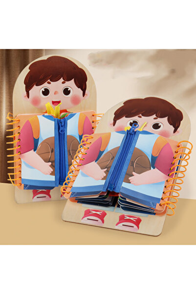 Choice NB320C1-كتاب أطفال مشغول من مونتيسوري، ألعاب تدريب المهارات الحركية ال...