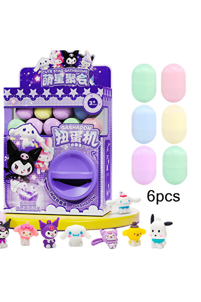 Choice Kulomi B 6pcs Kulomi Hello Kitty Action Figure DIY Egg Twisting Machin...