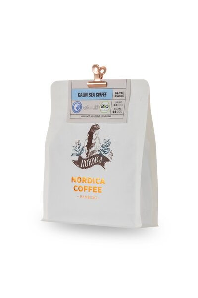 Nordica Coffee Boabe de cafea BIO, CALM SEA COFFEE MILD 250 g, 08S-4245-2285, RO--026