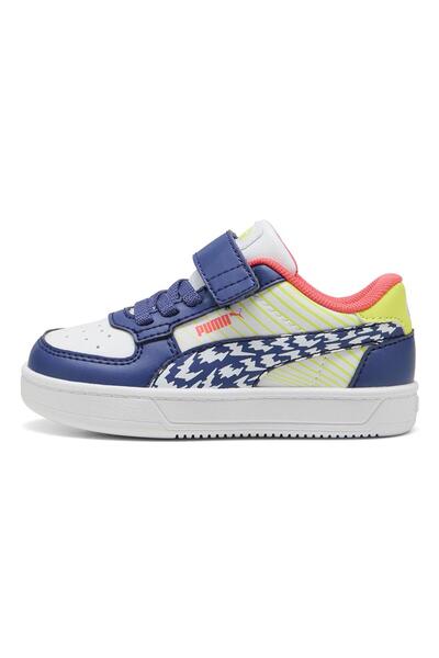 Puma كافين 2.0 بوزيد 2 ريس AC+ إنف -PUMA أبيض-أزرق كريستالي-ليمون شربات