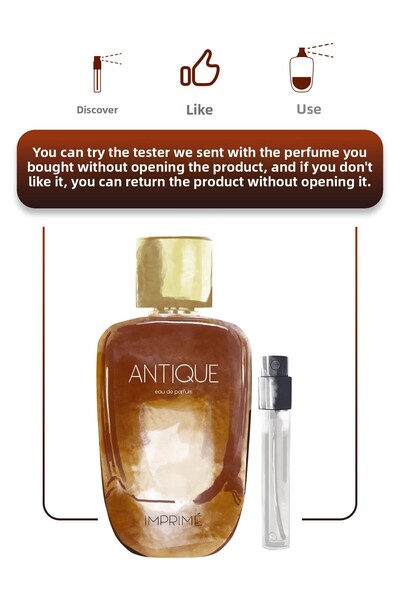 Imprime Antique Edp Men's Perfume 100ml | Wood and Floral | Iris, Vetiver, Vanilla, Cedar Wood