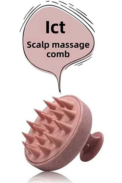 IKT مشط تدليك الجلد من السيليكون الناعم