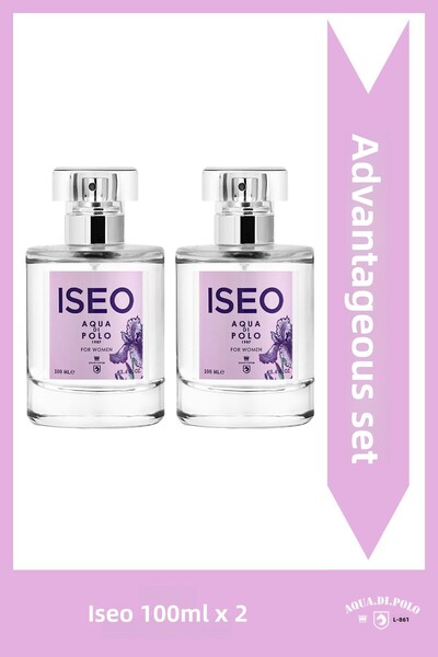 Aqua Di Polo 1987 مجموعة عطور نسائية مزدوجة أكوا دي بولو 1987 إيزيو 100 مل ED...