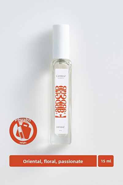 Imprime L'Ardeur Edp Unisex Perfume 15 ml Travel Size |   Oriental, Floral |   Raspberry, Saffron, Magnolia, Amber